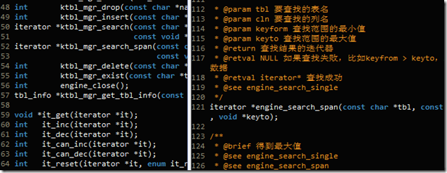 interface 对比